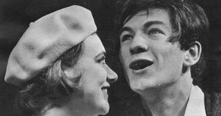 Ian McKellen and Gillian Martell in Their Very Own and Golden City, Royal Court, May 1966